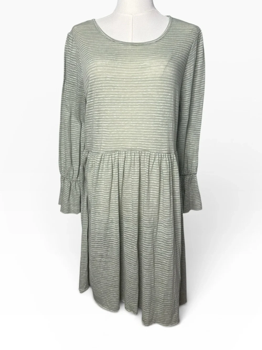 Free People FP Beach Jess Striped Knit Mini Dress Tunic Size M